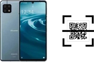 Wie lese ich QR-Codes auf einem Sharp Aquos Sense6?