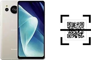 Wie lese ich QR-Codes auf einem Sharp Aquos sense7 plus?