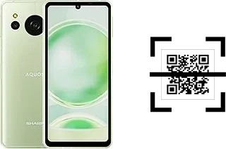 Wie lese ich QR-Codes auf einem Sharp Aquos sense8?