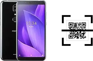 Wie lese ich QR-Codes auf einem Sharp Aquos V?