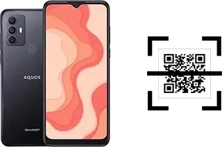 Wie lese ich QR-Codes auf einem Sharp Aquos V6?