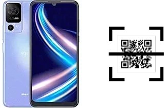 Wie lese ich QR-Codes auf einem Sharp Aquos V7 Plus?