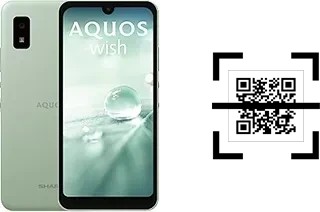 Wie lese ich QR-Codes auf einem Sharp Aquos wish?