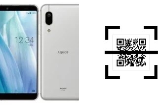 Wie lese ich QR-Codes auf einem Sharp Sense3 Plus?