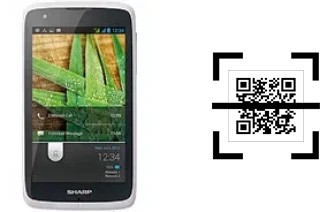 Wie lese ich QR-Codes auf einem Sharp SH530U?