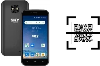 Wie lese ich QR-Codes auf einem Sky-Devices Elite H5?