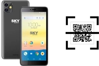 Wie lese ich QR-Codes auf einem Sky-Devices Elite H55?