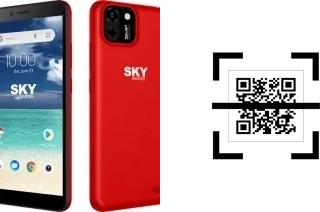 Wie lese ich QR-Codes auf einem Sky-Devices Elite N55?