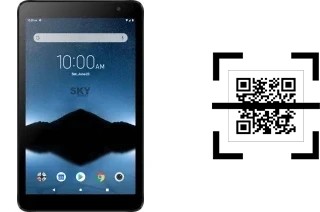 Wie lese ich QR-Codes auf einem Sky-Devices Elite Octa?