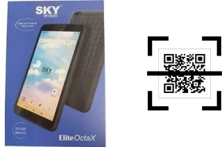 Wie lese ich QR-Codes auf einem Sky-Devices Elite OctaX?