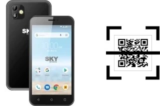 Wie lese ich QR-Codes auf einem Sky-Devices Elite P5?