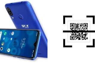 Wie lese ich QR-Codes auf einem Sky-Devices Elite T6?