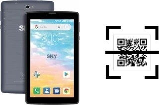 Wie lese ich QR-Codes auf einem Sky-Devices Platinum View2?