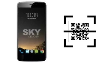 Wie lese ich QR-Codes auf einem Sky-Devices Sky Elite 5-5L Plus?