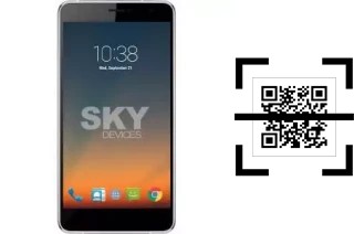 Wie lese ich QR-Codes auf einem Sky-Devices Sky Elite 6-0L Plus?