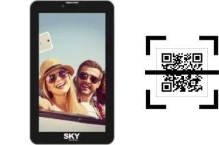 Wie lese ich QR-Codes auf einem Sky-Devices SKY Platinum 7-0?