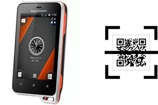 Wie lese ich QR-Codes auf einem Sony Ericsson Xperia active?