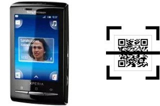 Wie lese ich QR-Codes auf einem Sony Ericsson Xperia X10 mini?