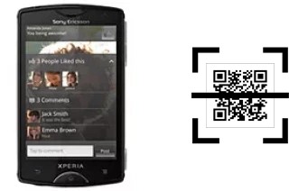 Wie lese ich QR-Codes auf einem Sony Ericsson Xperia mini?