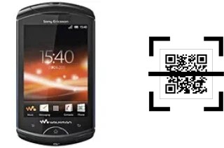 Wie lese ich QR-Codes auf einem Sony Ericsson WT18i?