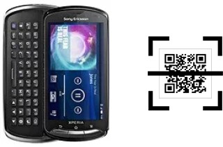 Wie lese ich QR-Codes auf einem Sony Ericsson Xperia pro?