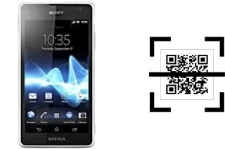 Wie lese ich QR-Codes auf einem Sony Xperia GX SO-04D?