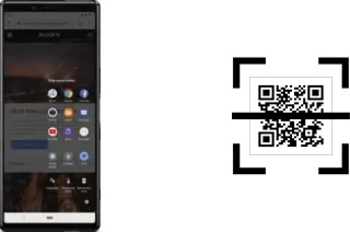 Wie lese ich QR-Codes auf einem Sony Xperia 1?