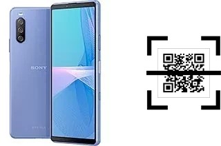 Wie lese ich QR-Codes auf einem Sony Xperia 10 III?