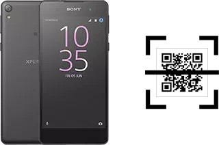 Wie lese ich QR-Codes auf einem Sony Xperia E5?