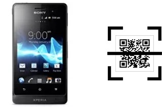 Wie lese ich QR-Codes auf einem Sony Xperia go?