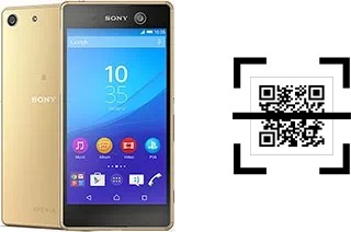 Wie lese ich QR-Codes auf einem Sony Xperia M5 Dual?