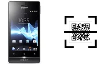 Wie lese ich QR-Codes auf einem Sony Xperia miro?