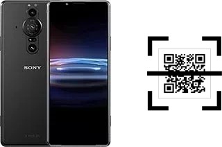 Wie lese ich QR-Codes auf einem Sony Xperia Pro-I?