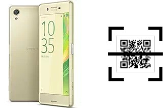 Wie lese ich QR-Codes auf einem Sony Xperia X?