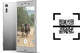 Wie lese ich QR-Codes auf einem Sony Xperia XZ?