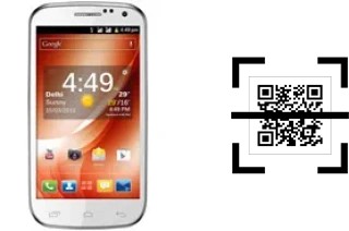 Wie lese ich QR-Codes auf einem Spice Mi-450 Smartflo Ivory?