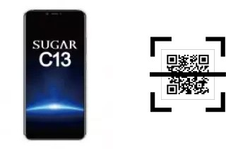 Wie lese ich QR-Codes auf einem Sugar C13?