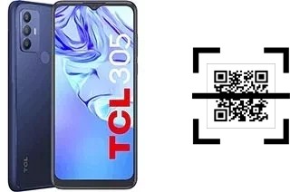 Wie lese ich QR-Codes auf einem TCL 305?