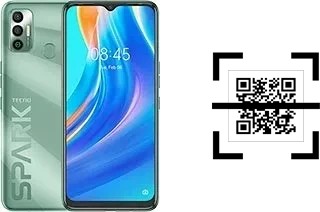 Wie lese ich QR-Codes auf einem Tecno Spark 7?