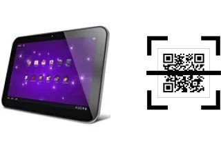 Wie lese ich QR-Codes auf einem Toshiba Excite 10 SE?