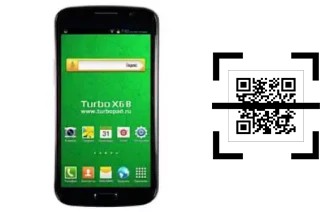 Wie lese ich QR-Codes auf einem Turbo X6 B?