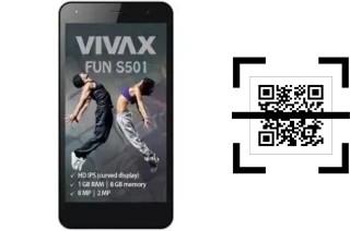 Wie lese ich QR-Codes auf einem Vivax Fun S501?