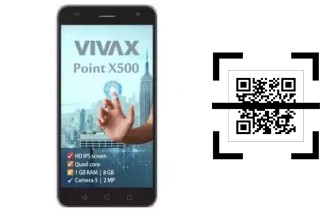 Wie lese ich QR-Codes auf einem Vivax Point X500?