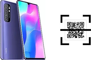 Wie lese ich QR-Codes auf einem Xiaomi Mi Note 10 Lite?