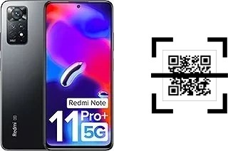 Wie lese ich QR-Codes auf einem Xiaomi Redmi Note 11 Pro+ 5G?