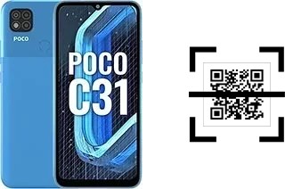 Wie lese ich QR-Codes auf einem Xiaomi Poco C31?