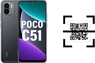 Wie lese ich QR-Codes auf einem Xiaomi Poco C51?