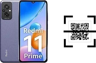 Wie lese ich QR-Codes auf einem Xiaomi Redmi 11 Prime?