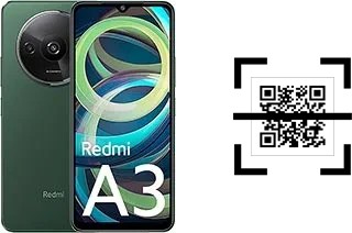 Wie lese ich QR-Codes auf einem Xiaomi Redmi A3 Pro?