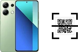 Wie lese ich QR-Codes auf einem Xiaomi Redmi Note 13 4G?